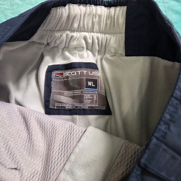 SCOTT USA Blue Waterproof Insulated Ski / Snow Pants Women's size Large - Picture 2 of 5